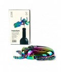 Metal corkscrew with bug - for wine lovers