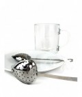 Heart-shaped metal tea filter -  - small gift for women