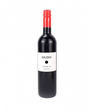 A bottle of Sauska Cuvée 13 - dry red wine